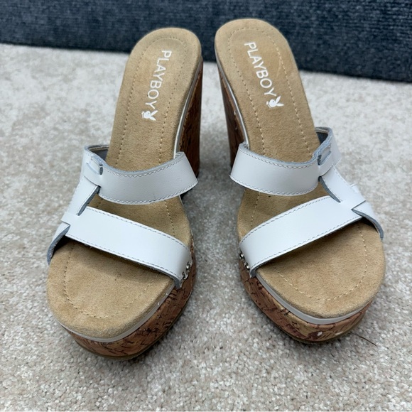 Playboy Wedge shoes Paige 5313 Women's size 6 pump platform sandal - Picture 4 of 9